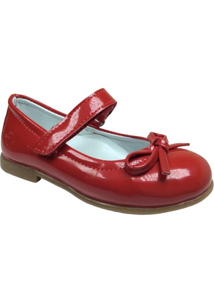 Bebe Kırmızı Rugan Bıyık Fiyonk Kız Çocuk Babet Ayakkabı İçi Deri Abiye Fantazi Düğün fiyatları