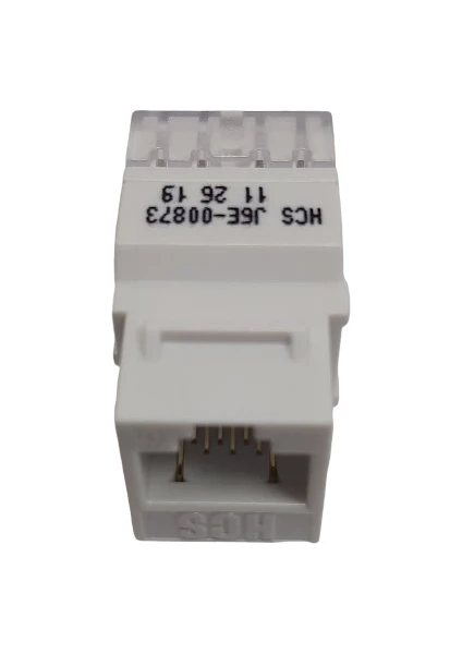 Hcs J6E-00873 Cat6 Keystone Jack 10 Adet