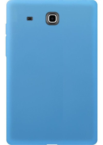 Samsung Galaxy Tab E (T560) 9.6" Kılıf Fitcase Evo Silikon Arka Kapak Mavi