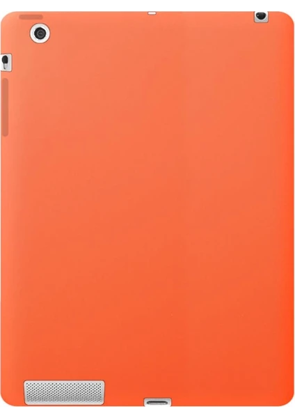 Fitcase Apple iPad 2/3/4 9.7" Kılıf Fitcase Evo Silikon Arka Kapak Turuncu