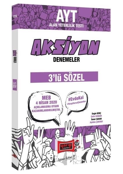 AYT Sözel AKS iyon 3'Lü Denemeler