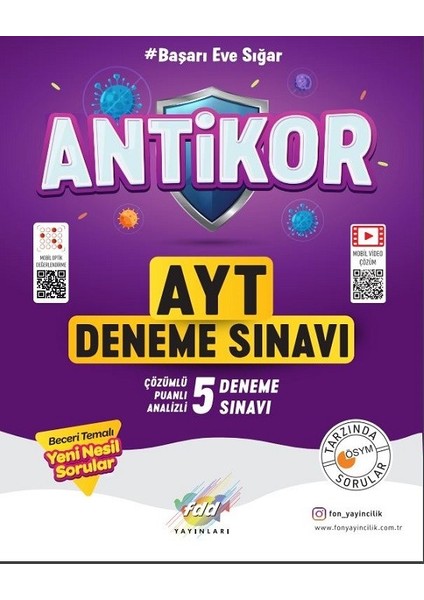 Fdd Ayt Antikor 5 Deneme Sınavı