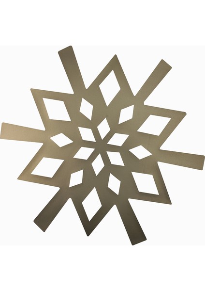 Readyroll Buzlu Cam Görünümlü Şeffaf Desenli Dekoratif Cam Süsü