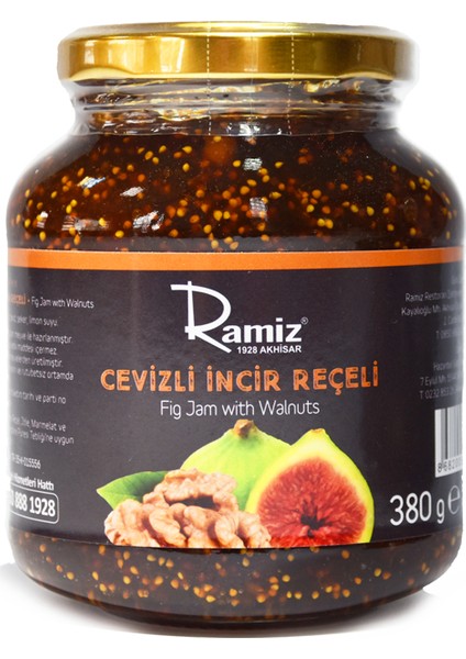 Katkısız Cevizli Incir Reçeli 400 gr