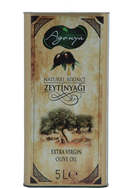 Birinci Zeytinyağı Soğuk Sıkım 5 Lt