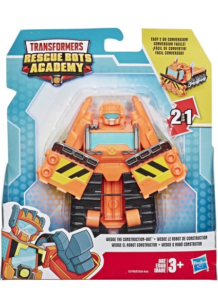 Hasbro Transformers Rescue Bots Academy Inşa-Robot Wedge Figür