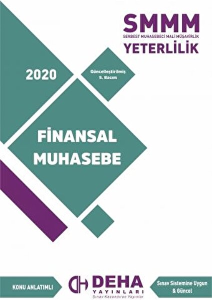 Deha Yayınları 2015 SMMM Yeterlilik Konu Anlatımlı Finansal Muhasebe