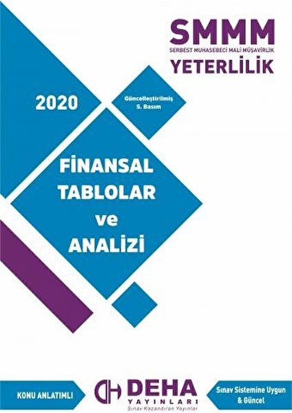 Deha Yayınları 2015 SMMM Yeterlilik Konu Anlatımlı Finansal Tablolar ve Analizi