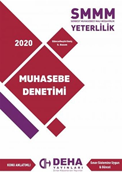 Deha Yayınları 2015 SMMM Yeterlilik Konu Anlatımlı Muhasebe Denetimi