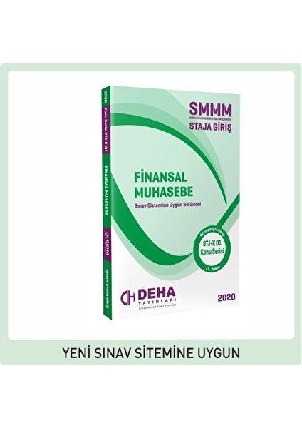 Deha Yayınları 2017 SMMM Staja Giriş Finansal Muhasebe Konu Anlatımlı