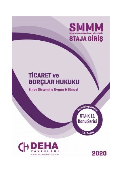 2017 SMMM Staja Giriş Ticaret Ve Borçlar Hukuku Konu Anlatımlı