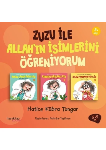 Zuzu İle Allah’In Güzel İsimlerini Öğreniyorum 3’Lü Set - Hatice Kübra Tongar