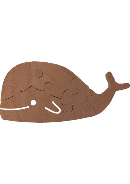 Oyuncak Ahşap Yapboz Dobiş Balina
