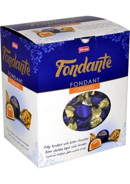 Fondante Elvan Fondante 2kg Karamel Dolgulu Şeker Çikolata
