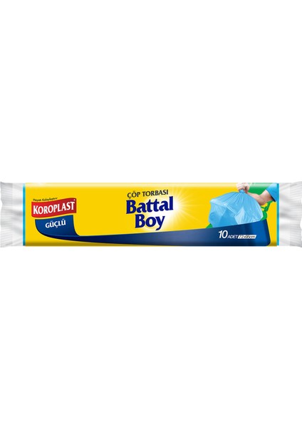 Battal Boy Çöp Torbası 10 Adet