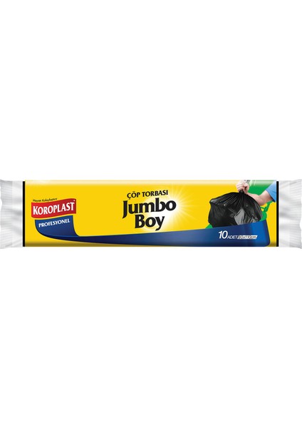 Jumbo Boy Çöp Torbası 10 Adet