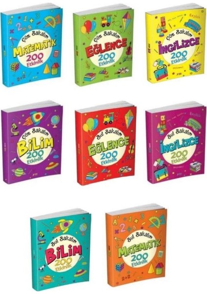 Yuva Bil Bakalım Çöz Bakalım Seti 8 Kitap - Nurten Ertaş