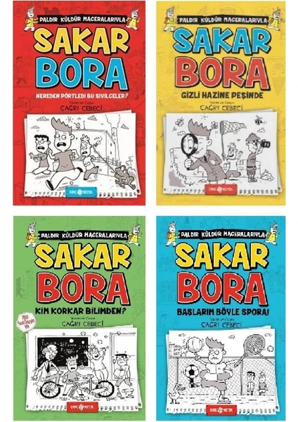 Sakar Bora Seti 4 Kitap Set Çağrı Cebeci - Çağrı Cebeci