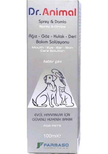 Dr.animal Dezenfektan ve Yara Spreyi