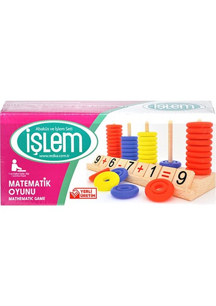 Matematik İşlem Oyunu Zeka Geliştirici ve Eğitici Abaküs