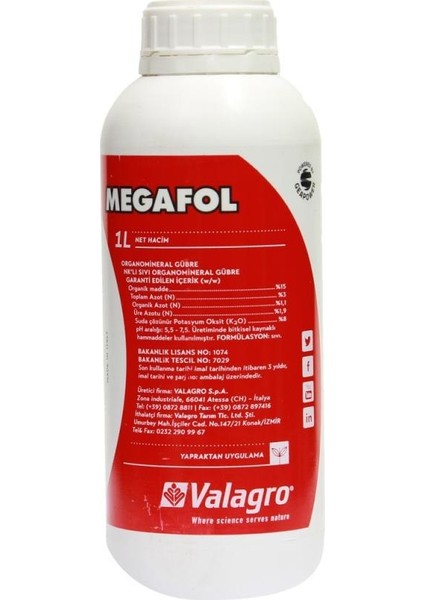 Megafol Orgamineral Gübre 1 lt