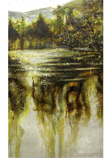 Dokulu Tablo Seti Çerçeveli 4lü Set 120 x 65 cm