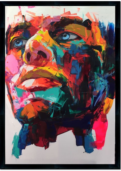 Dokulu Tablo Çerçeveli 50 x 70 cm