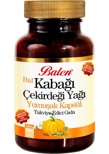 Kabak Çekirdeği Yağı Yumuşak Kapsül