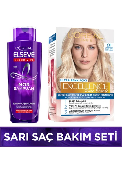 Sarı Saç Bakım Seti Excellence 01