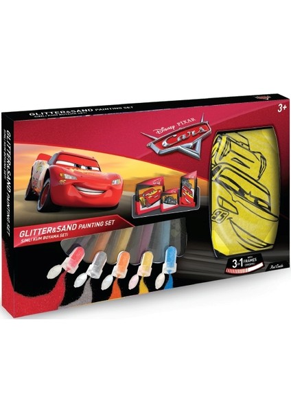 Red Castle Kum Boyama Seti Cars 3  Simli