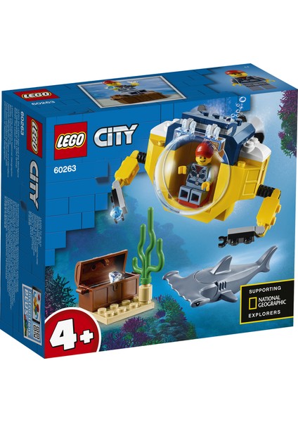 ® City Okyanus Mini Denizaltı 60263 Yapım Seti