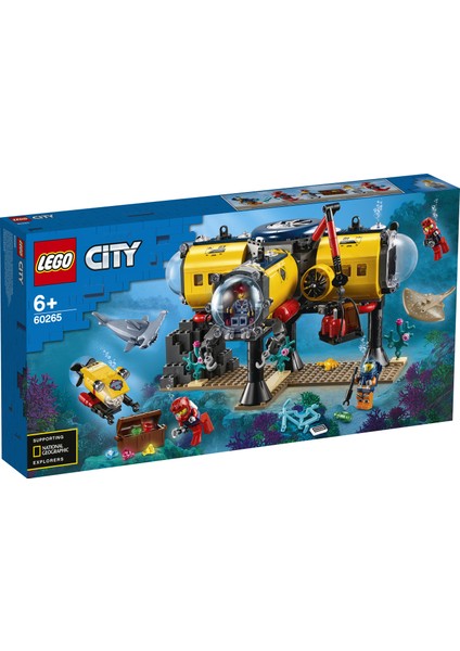 City Okyanus Keşif Üssü 60265 Yapım Seti (497 Parça) modelleri