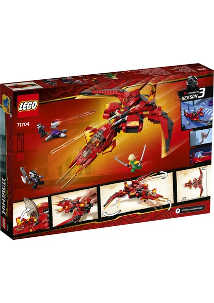 LEGO® NINJAGO® Legacy Kai#nin Uçağı 71704 - Ninja Oyuncak Yapım Seti (513 Parça)