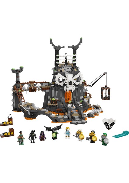 ® NINJAGO® Kafatası Büyücüsü#nün Zindanları 71722 Yapım Seti (1171 Parça)