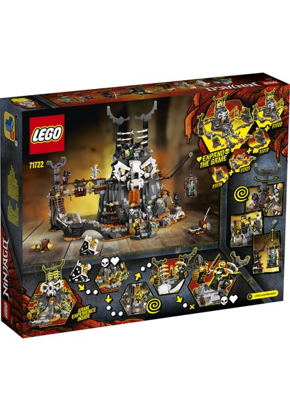 ® NINJAGO® Kafatası Büyücüsü#nün Zindanları 71722 Yapım Seti (1171 Parça)