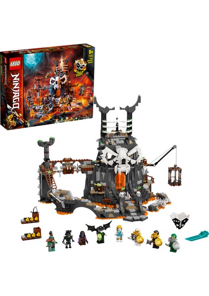 ® NINJAGO® Kafatası Büyücüsü#nün Zindanları 71722 Yapım Seti (1171 Parça)