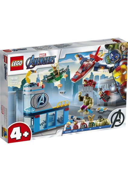 LEGO® Marvel Avengers Loki#nin Gazabı 76152 - Marvel Avengers Minifigürlerini ve Tesseract#ı İçeren Oyuncak Yapım Seti (223 Parça)