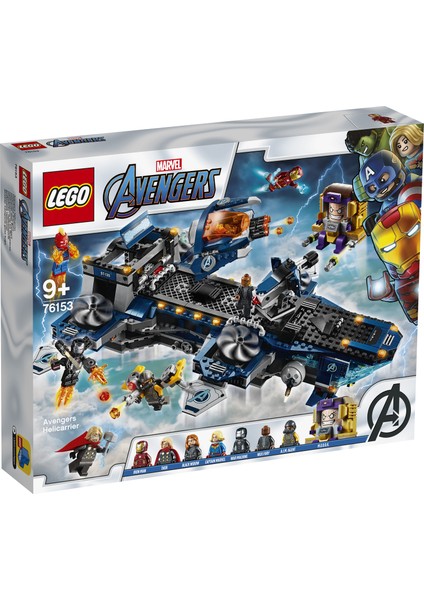 LEGO® Marvel Avengers Helikoptaşır 76153 Yapım Seti (1244 Parça)