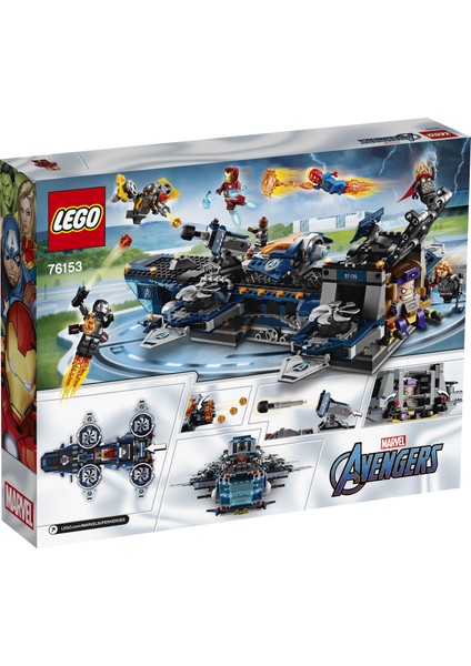 LEGO® Marvel Avengers Helikoptaşır 76153 Yapım Seti (1244 Parça)