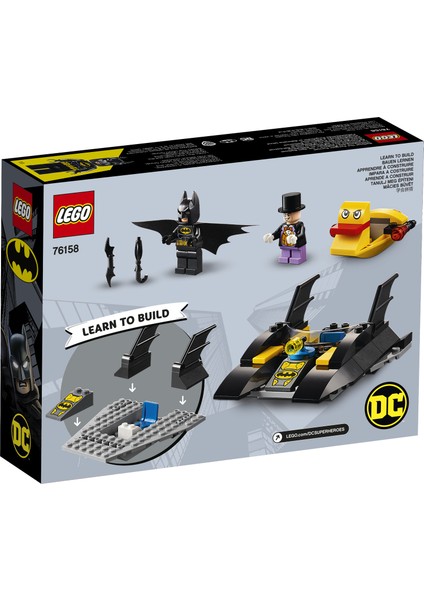 LEGO® DC Batboat Penguen Takibi! 76158 Yapım Seti