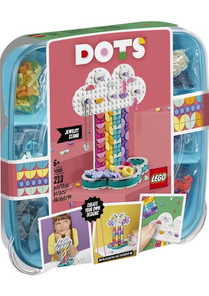 ® DOTS Gökkuşağı Takı Düzenleyici Stand 41905 - Kendin Yap Dekorasyon Seti