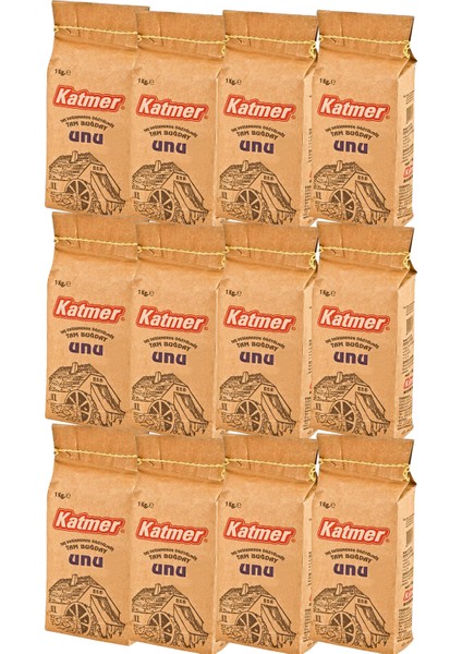 Tam Buğday Unu 1 kg 12'li