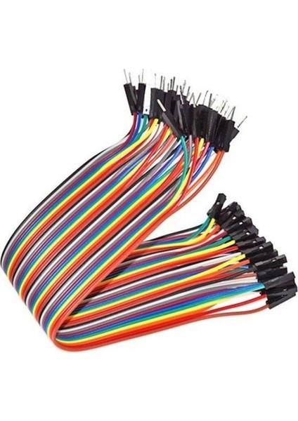 Arduino Dişi-Erkek Jumper Kablo 40'lı 20 cm Kablo