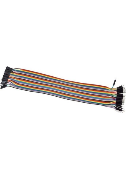 Arduino Dişi-Erkek Jumper Kablo 40'lı 20 cm Kablo