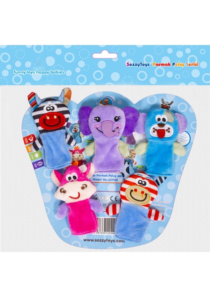 Sozzy Toys Parmak Peluş Serisi- B