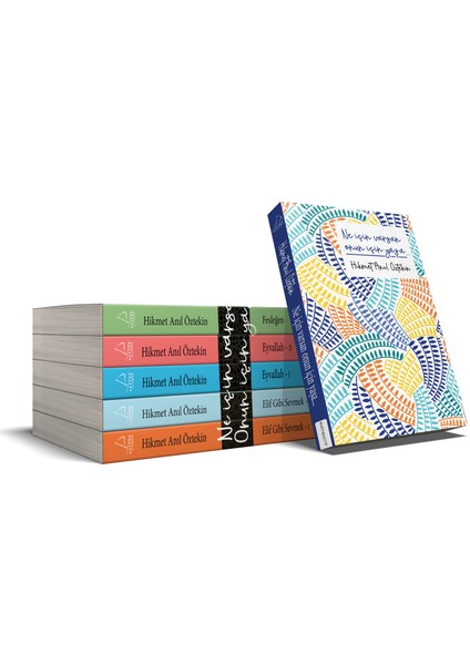 Eyvallah: Seyyah - Eyvallah: Birlik Dükkanı - Elif Gibi Sevmek: Nefes - Elif Gibi Sevmek: Dem - Fesleğen - 5 Kitap - Hikmet Anıl Öztekin + Defter Takım