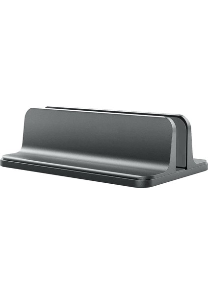 N17 Dikey Genişliği Ayarlı Laptop Macbook Bilgisayar Standı Space Gray