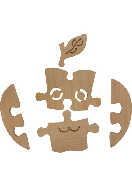 Oyuncak Ahşap Yapboz Kral Elma fiyatları