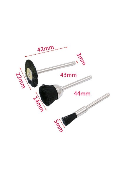 Dremel Makinesi Uyumlu Kalıpçı Tel Fırça Seti 6'lı