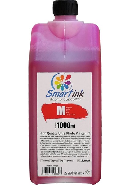 Hp Pigment Mürekkep H970P-H973P-H980P 1L Kırmızı